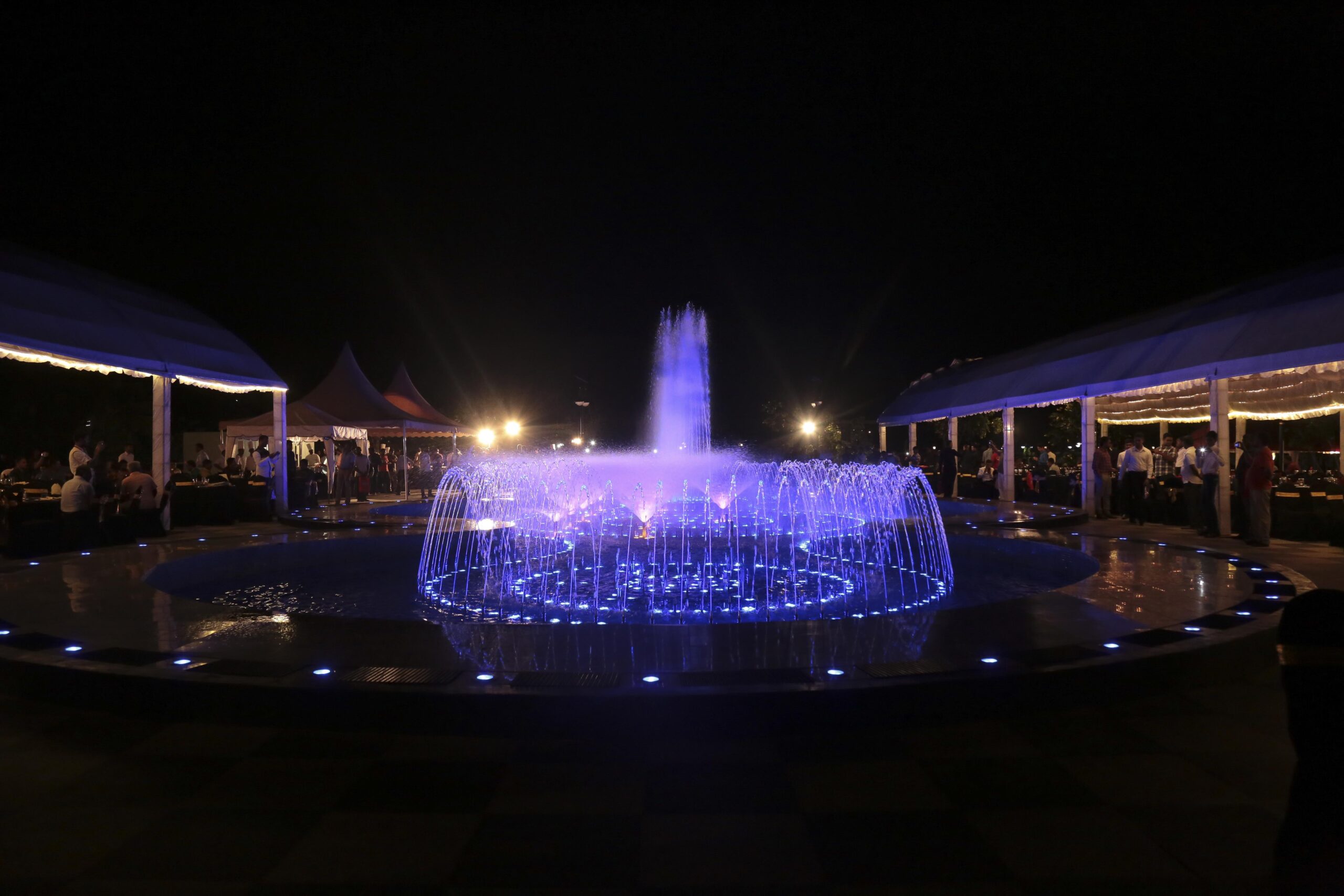 Water Fountain at The Grand Mountain Hotel